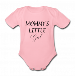 Babybody rosa - Mommy's little Girl - Kurzarm 