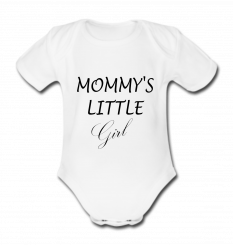 Babybody weiß - Mommy's little Girl - Kurzarm 