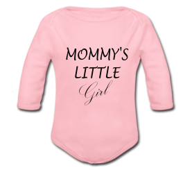 Babybody rosa - Mommy's little Girl - Langarm 