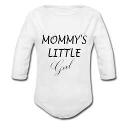 Babybody weiß - Mommy's little Girl - Langarm 