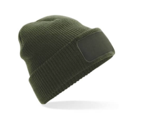 Wintermütze - olivgrün | Druck olivgrün | Druck