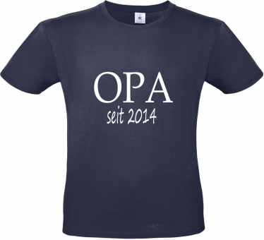 T-Shirt navy - OPA seit - weiße Schrift 