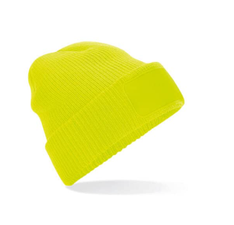 Wintermütze - neon-gelb | Druck neon-gelb | Druck